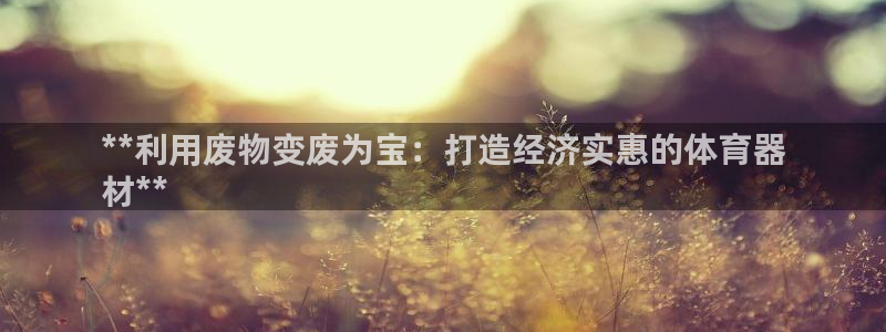 富联娱乐玩法机制是什么：**利用废物变废为宝：打造经