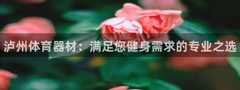 富联平台离7O777：泸州体育器材：满足您健身需求的