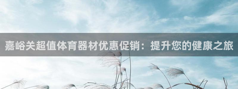 富联平台用户登陆不上：嘉峪关超值体育器材优惠促销：提升您的健