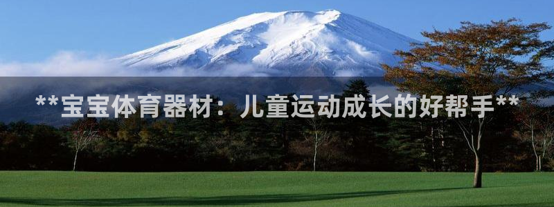 富联娱乐登录注册入口官网网址：**宝宝体育器材：儿童运动成长