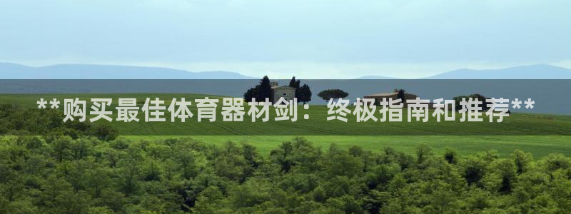 富联展示中心：**购买最佳体育器材剑：终极指南和推荐